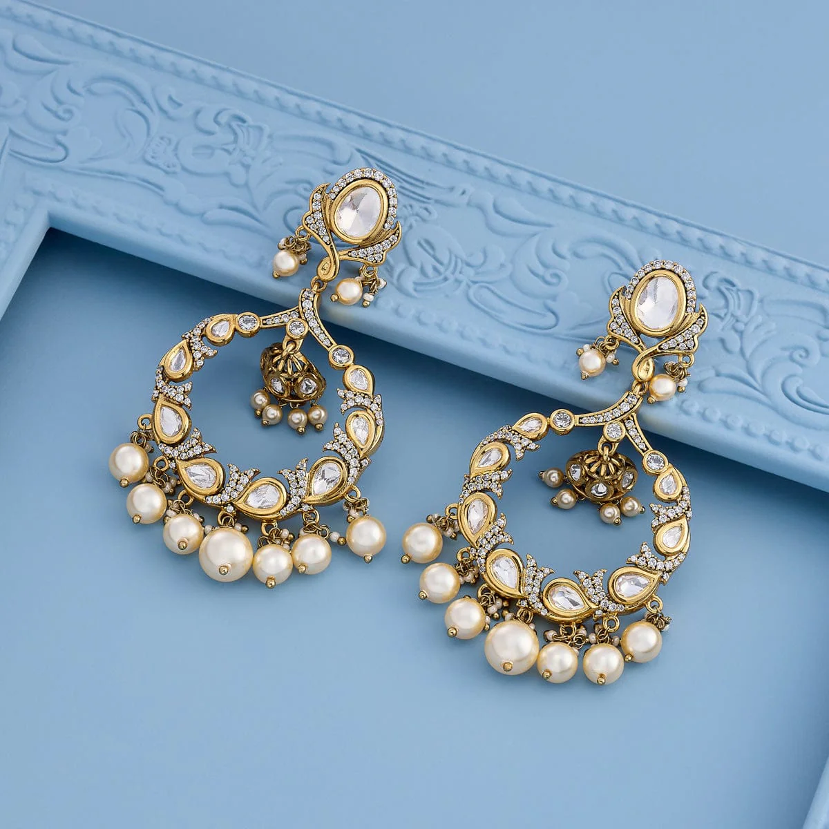 Kundan Earring 189230 - Image 2
