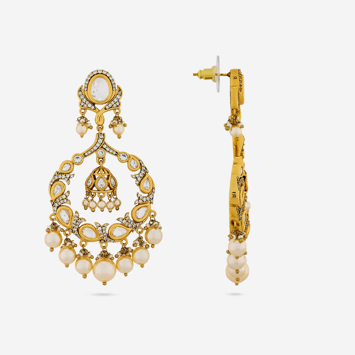 Kundan Earring 189230 - Image 4