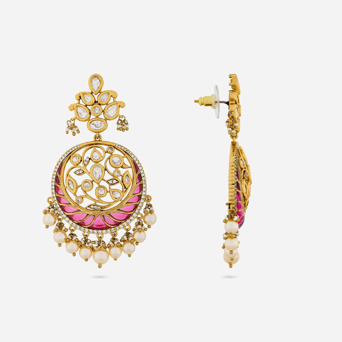 Kundan Earring 189232 - Image 3