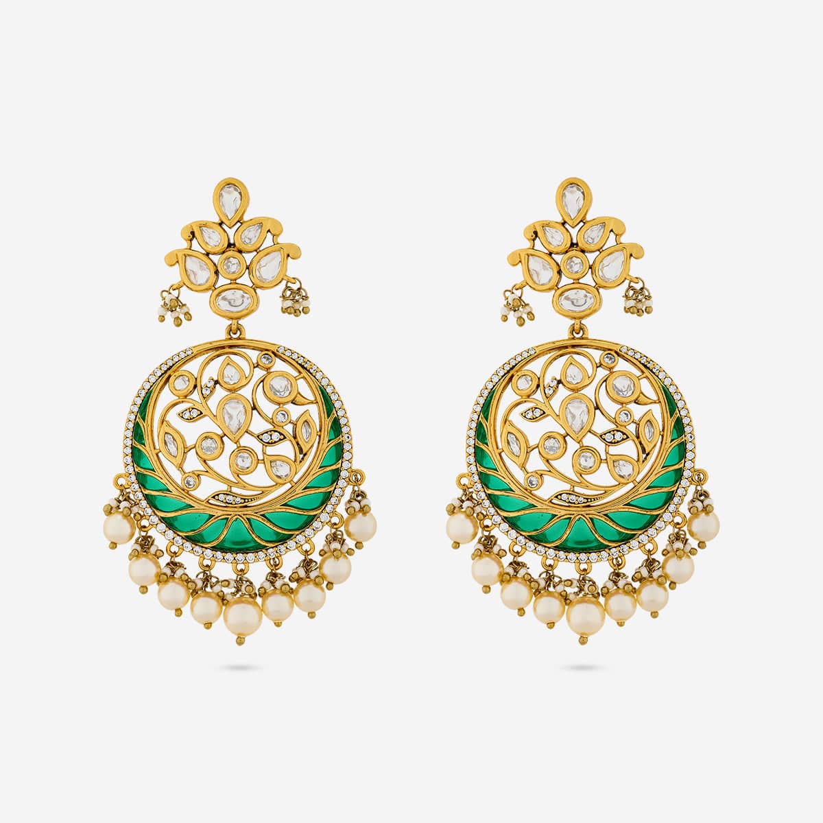 Kundan Earring 189232 - Image 4