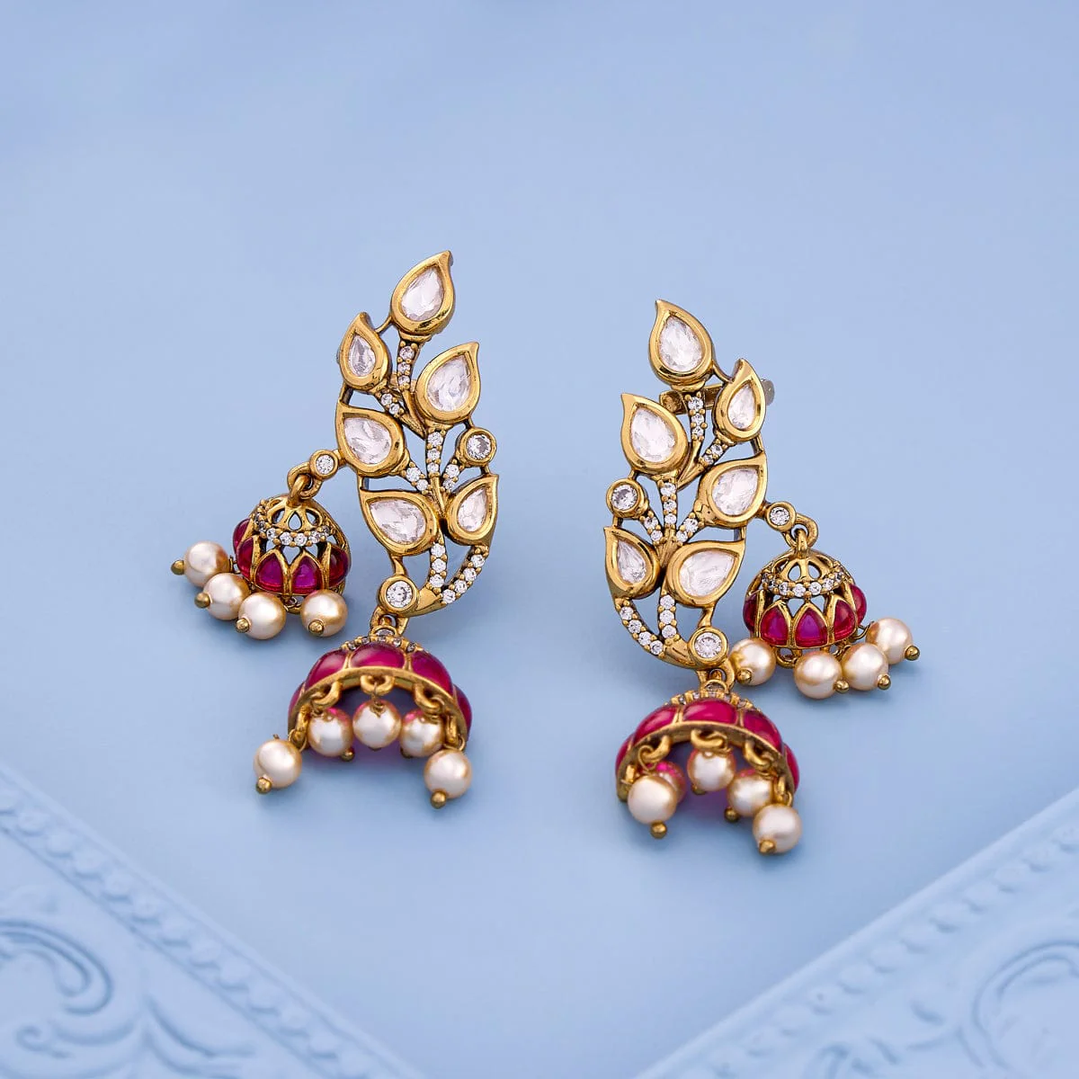 Kundan Earring 189233 - Image 2