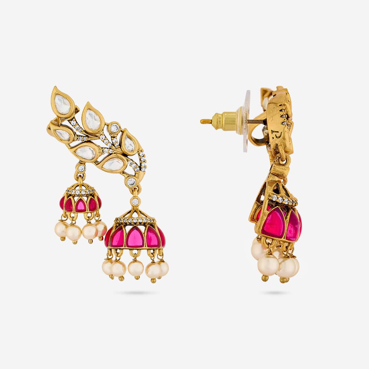 Kundan Earring 189233 - Image 3