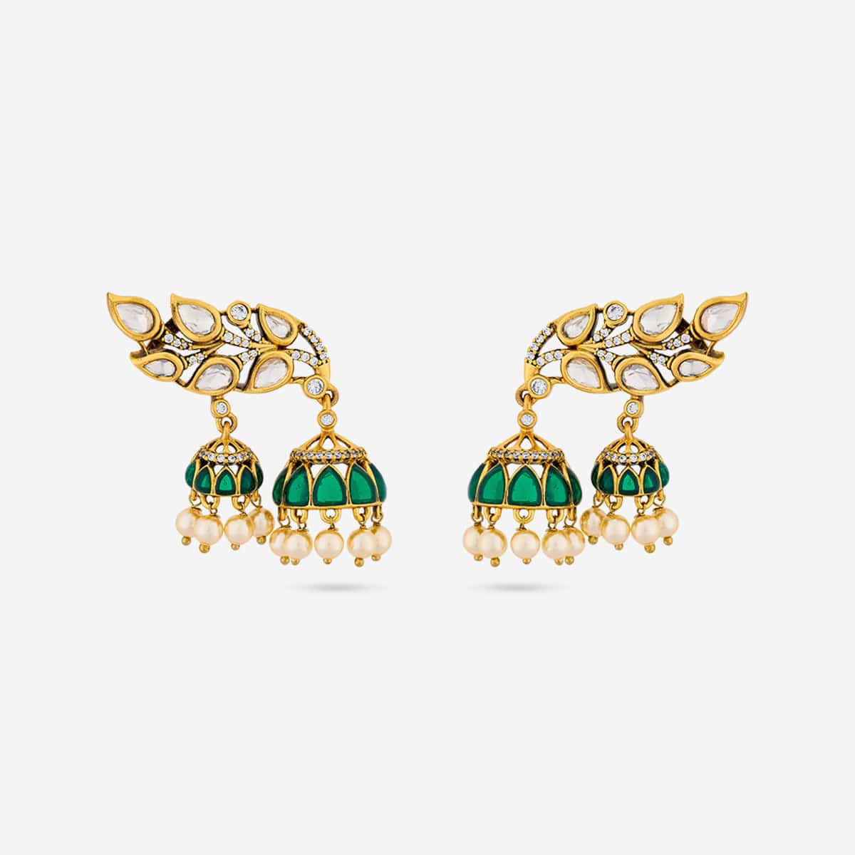 Kundan Earring 189233 - Image 4