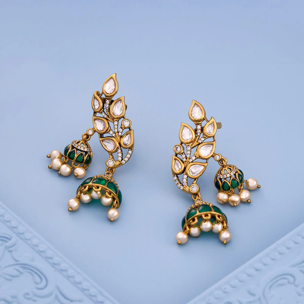 Kundan Earring 189233 - Image 5