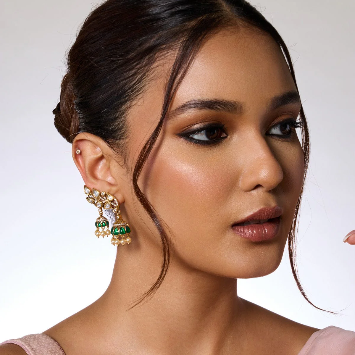 Kundan Earring 189233 - Image 6
