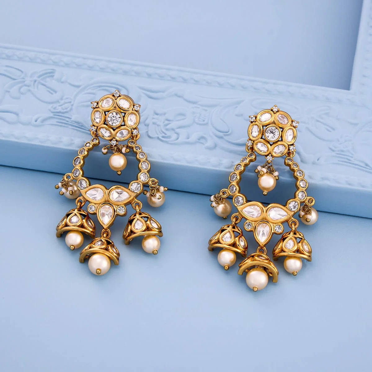 Kundan Earring 189234 - Image 2