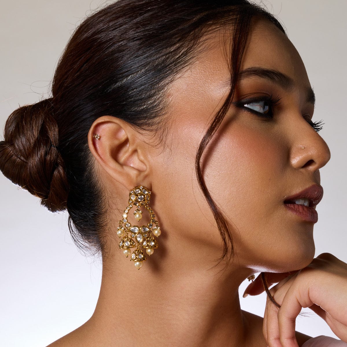 Kundan Earring 189234 - Image 3