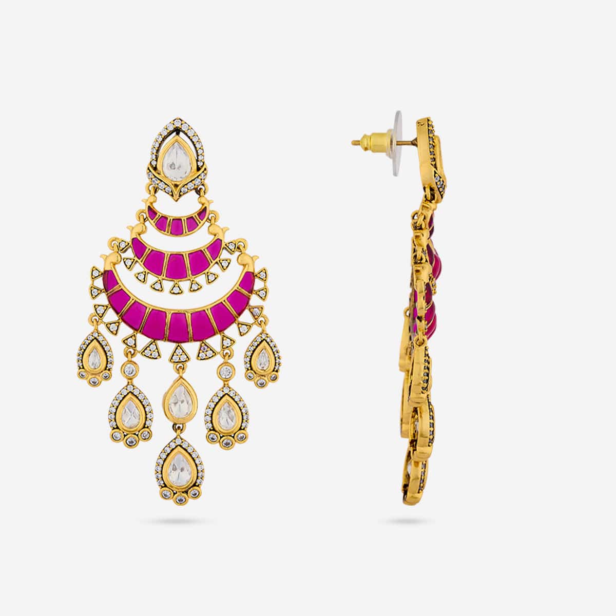Kundan Earring 189235 - Image 3