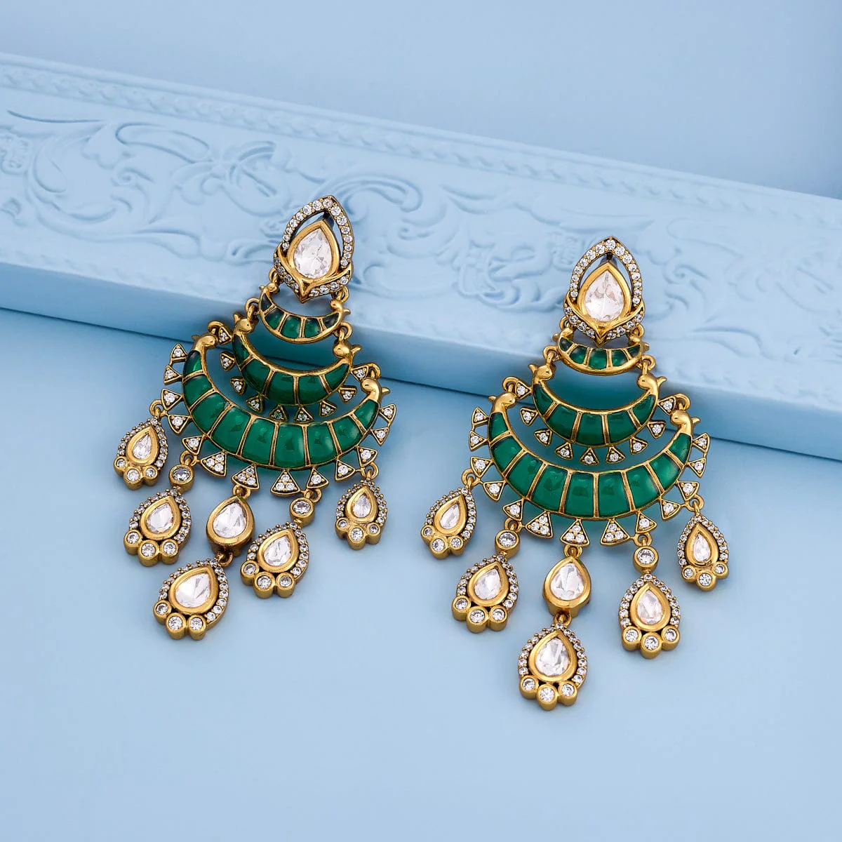 Kundan Earring 189235 - Image 5