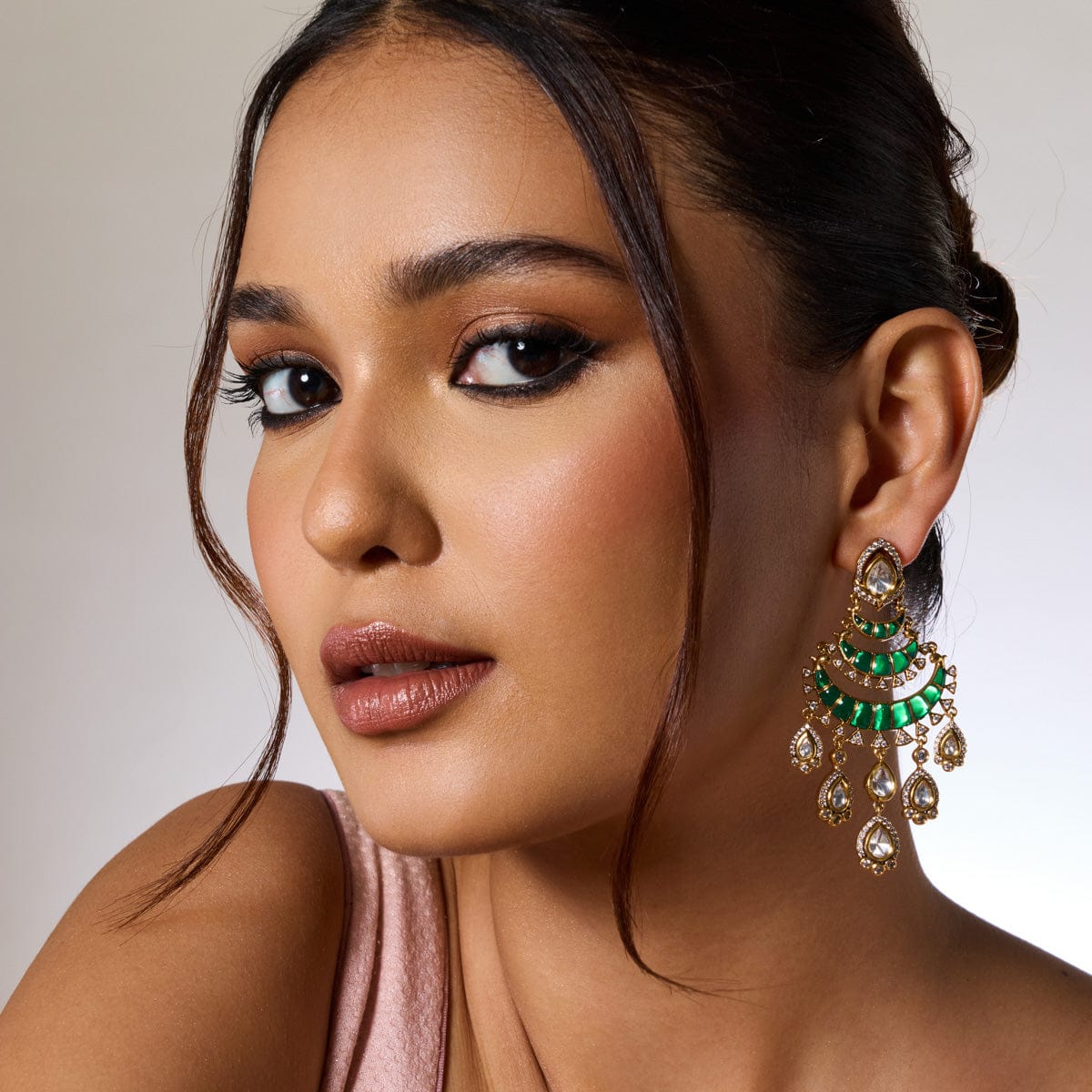 Kundan Earring 189235 - Image 6