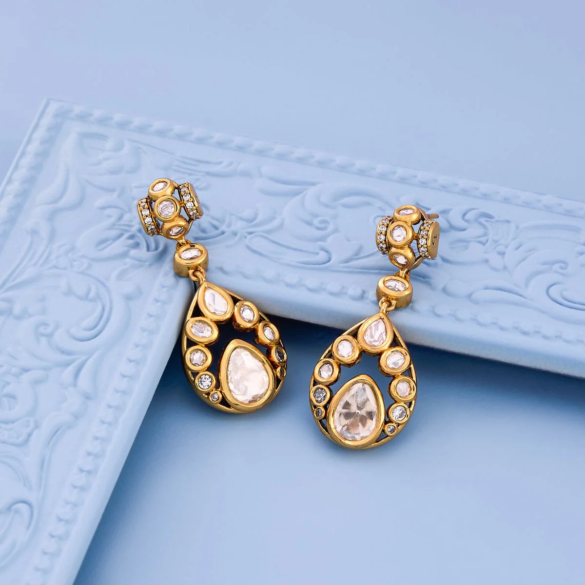 Kundan Earring 189237 - Image 2