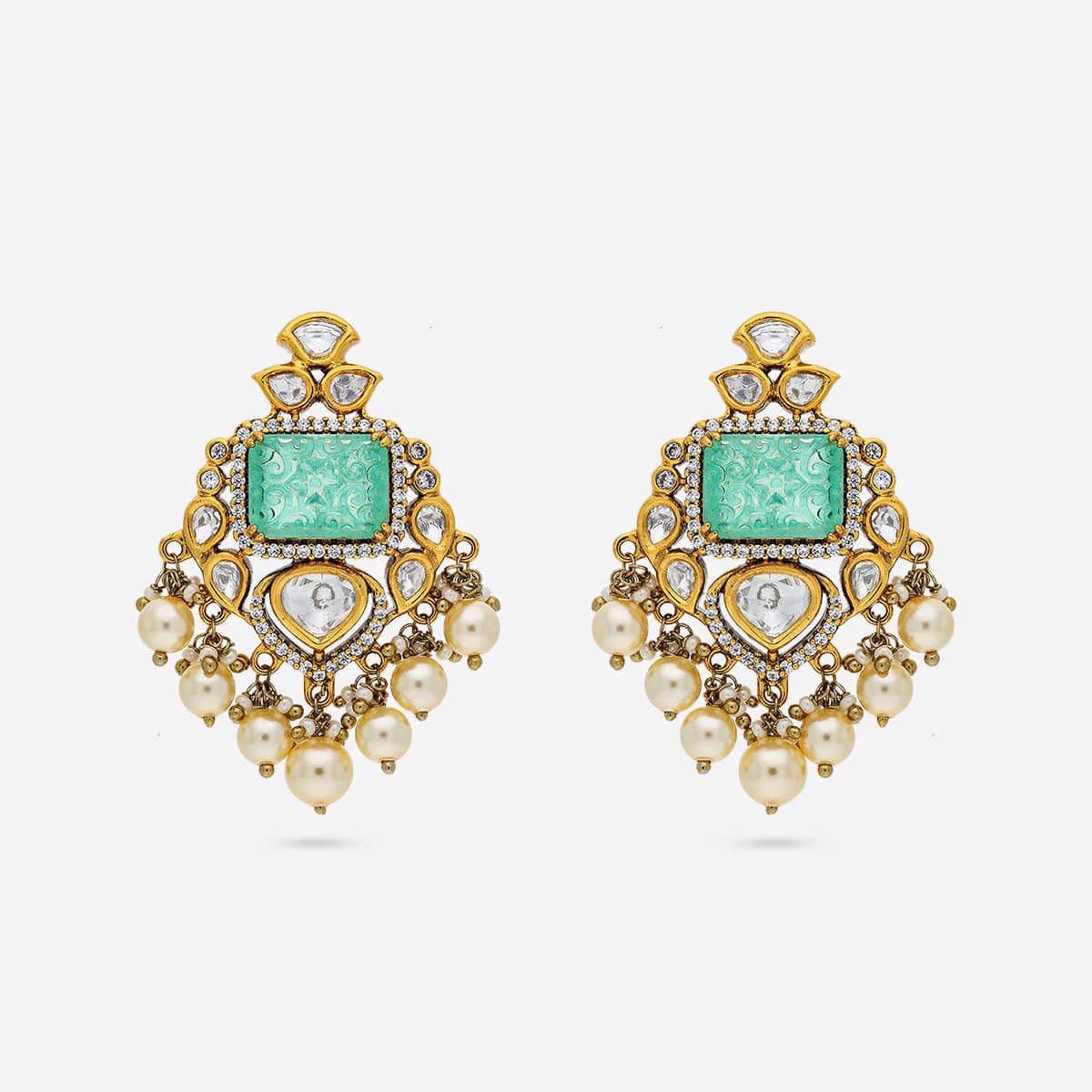 Kundan Earring 191727 - Image 11
