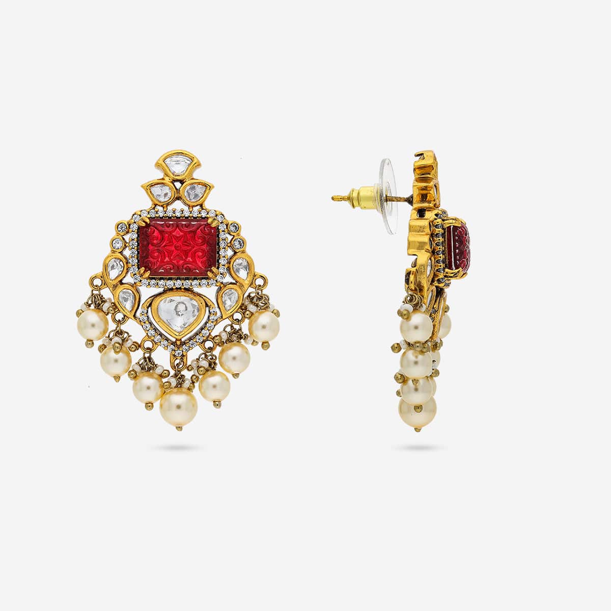 Kundan Earring 191727 - Image 3