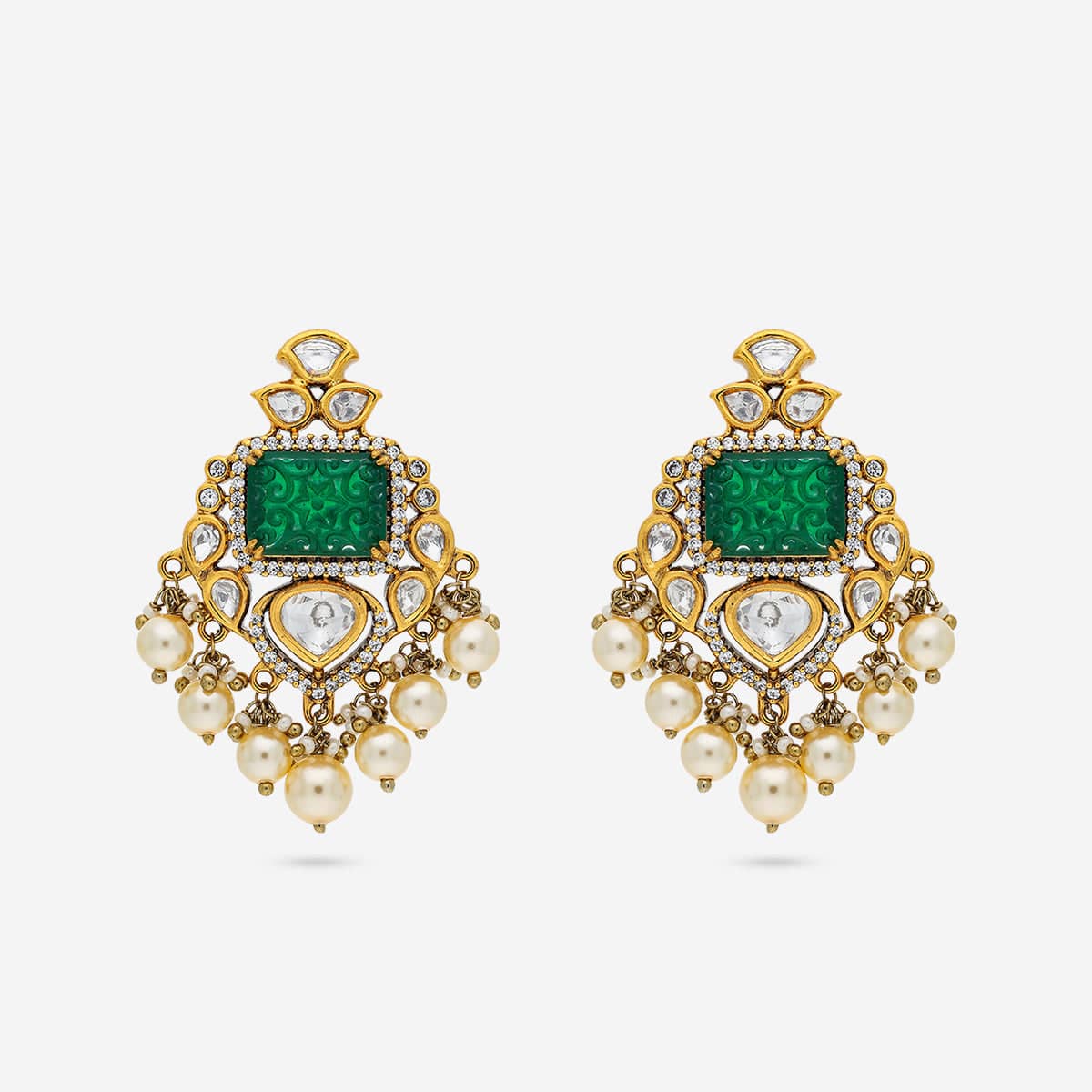 Kundan Earring 191727 - Image 4