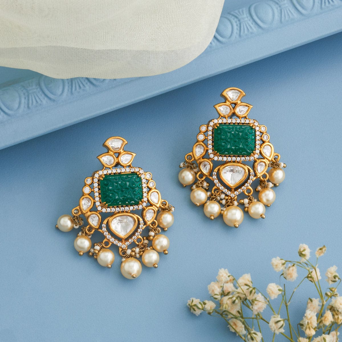Kundan Earring 191727 - Image 5