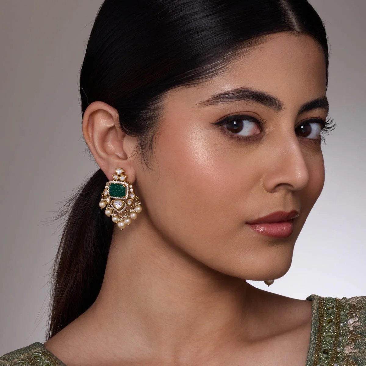 Kundan Earring 191727 - Image 6