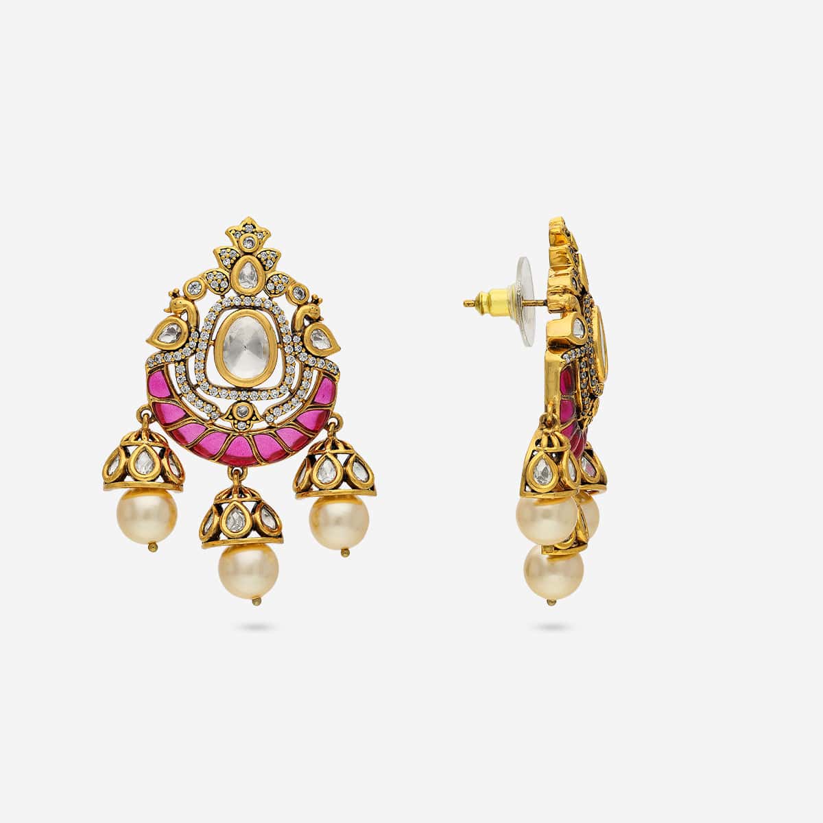 Kundan Earring 191737 - Image 4