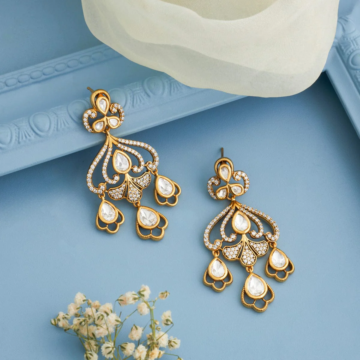 Kundan Earring 191738 - Image 2