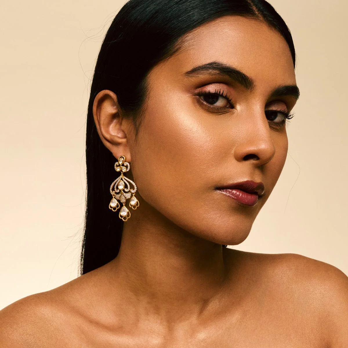 Kundan Earring 191738 - Image 3