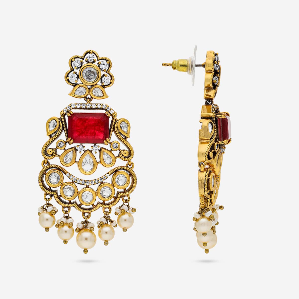 Kundan Earring 191739 - Image 3