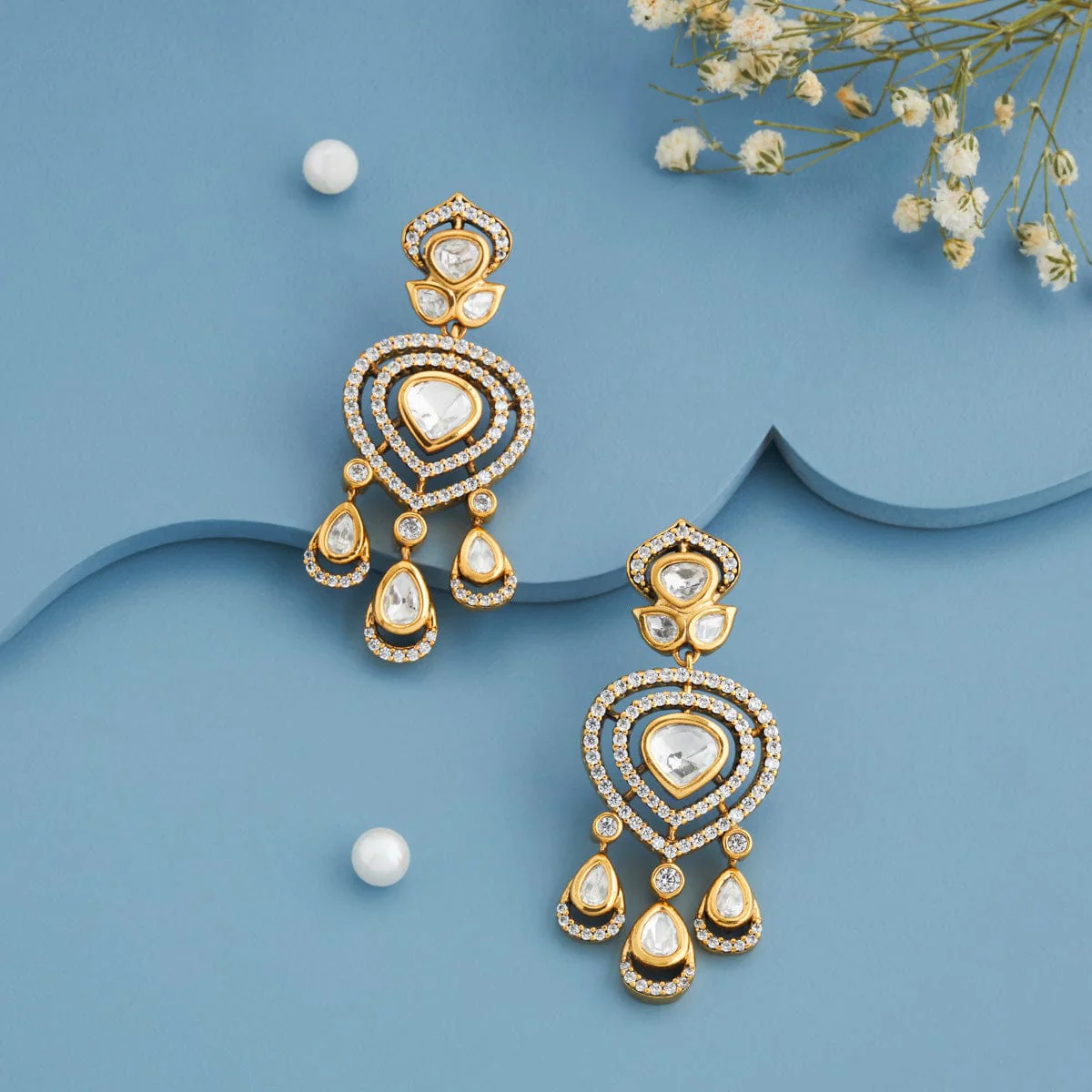 Kundan Earring 191742 - Image 2