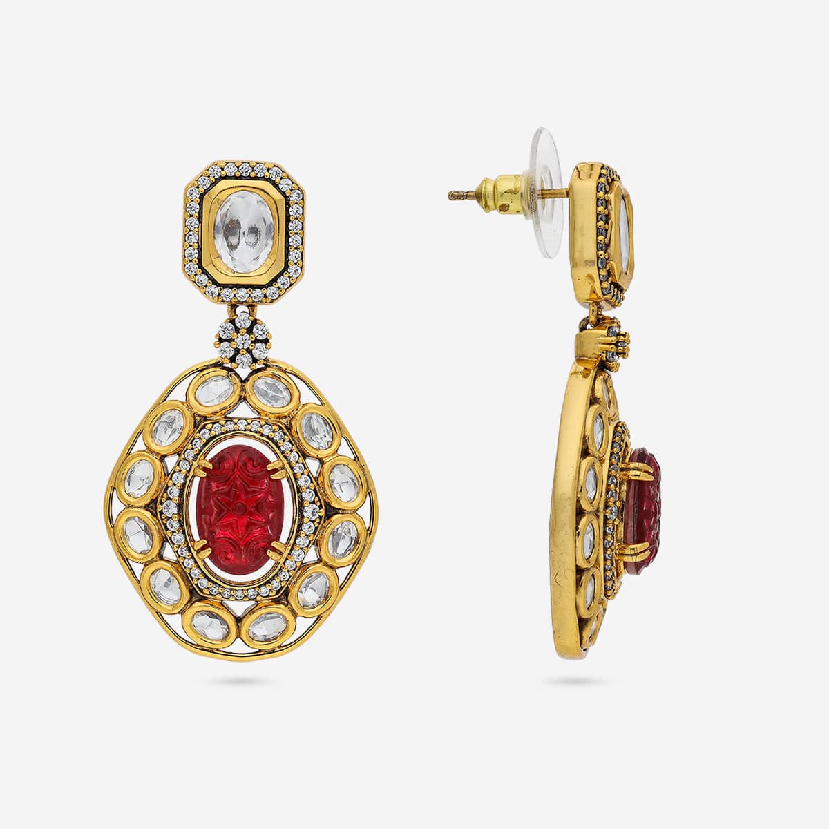 Kundan Earring 191755 - Image 3