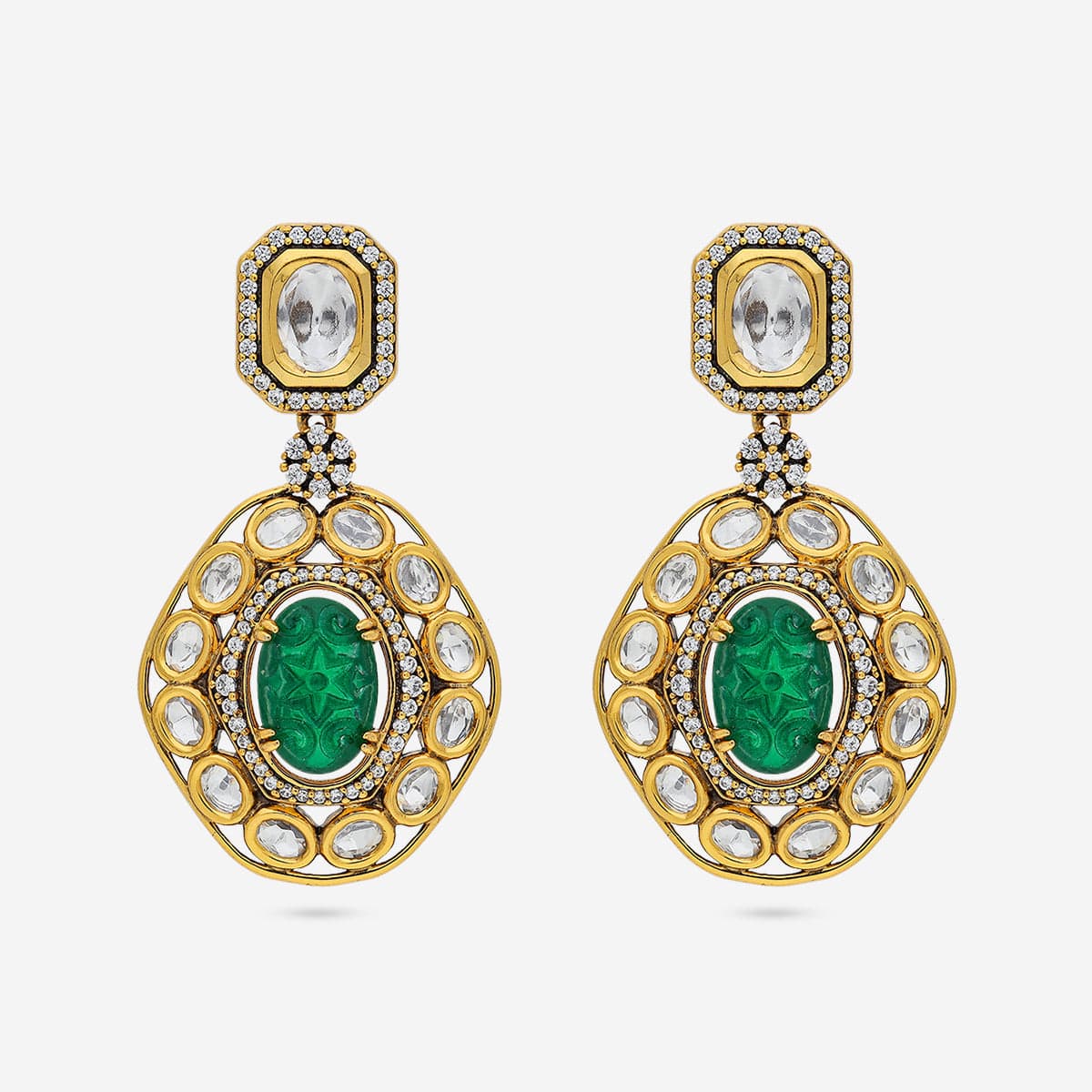 Kundan Earring 191755 - Image 4