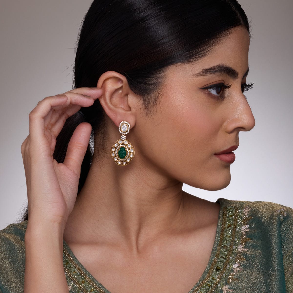 Kundan Earring 191755 - Image 6