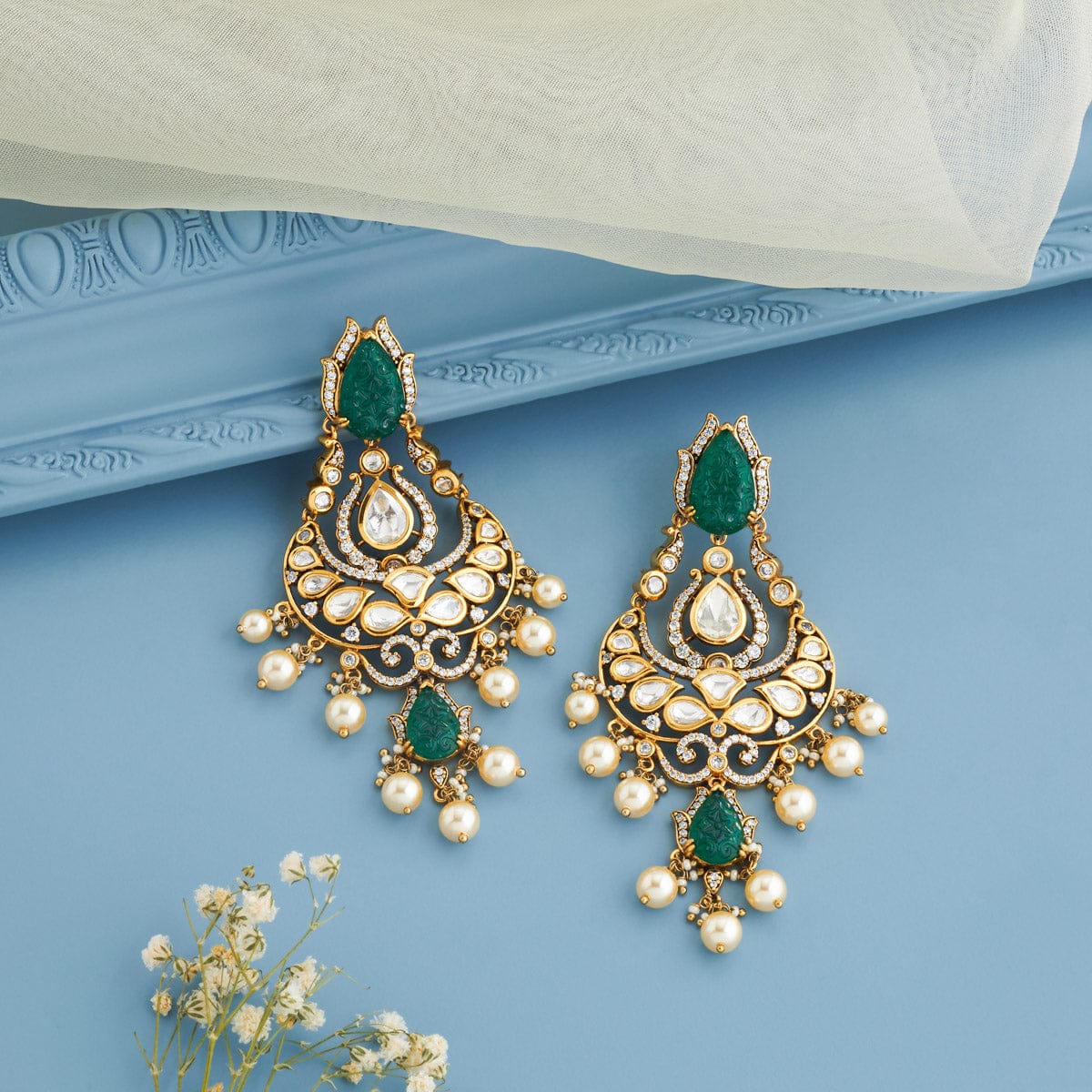 Kundan Earring 191756 - Image 2