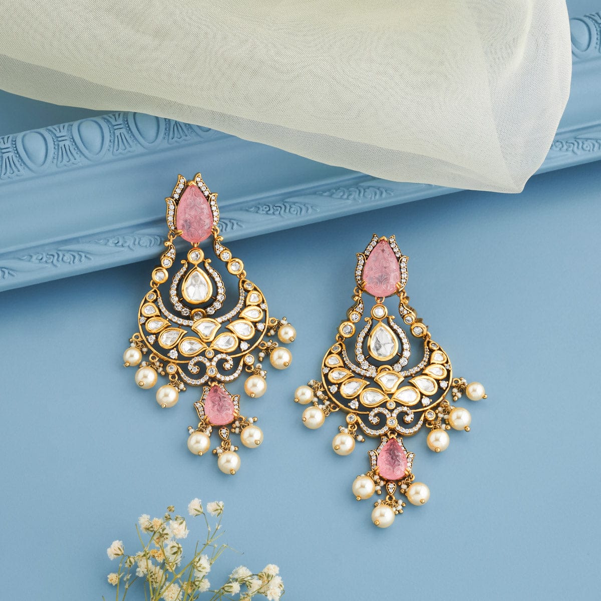 Kundan Earring 191756 - Image 6