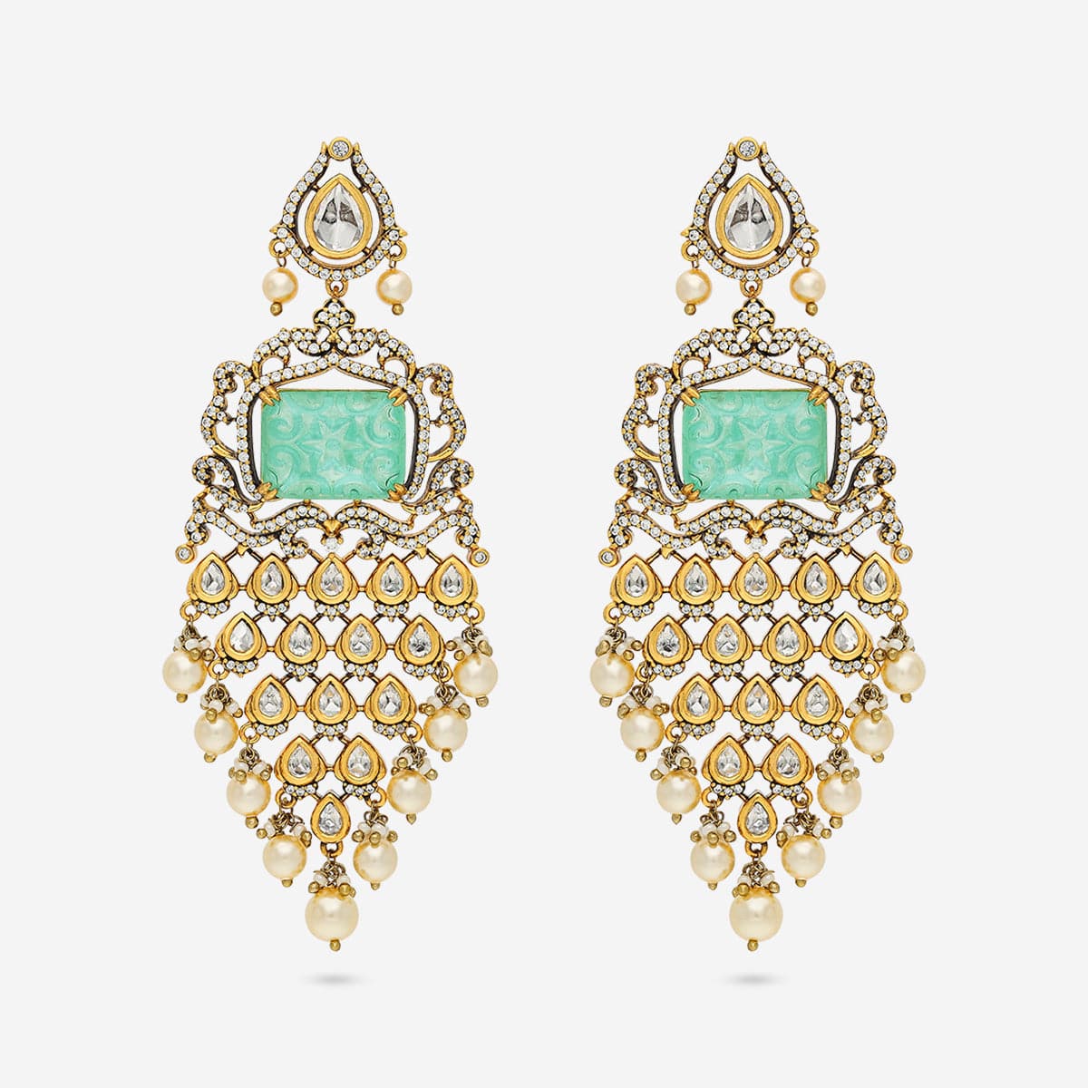Kundan Earring 191757 - Image 5