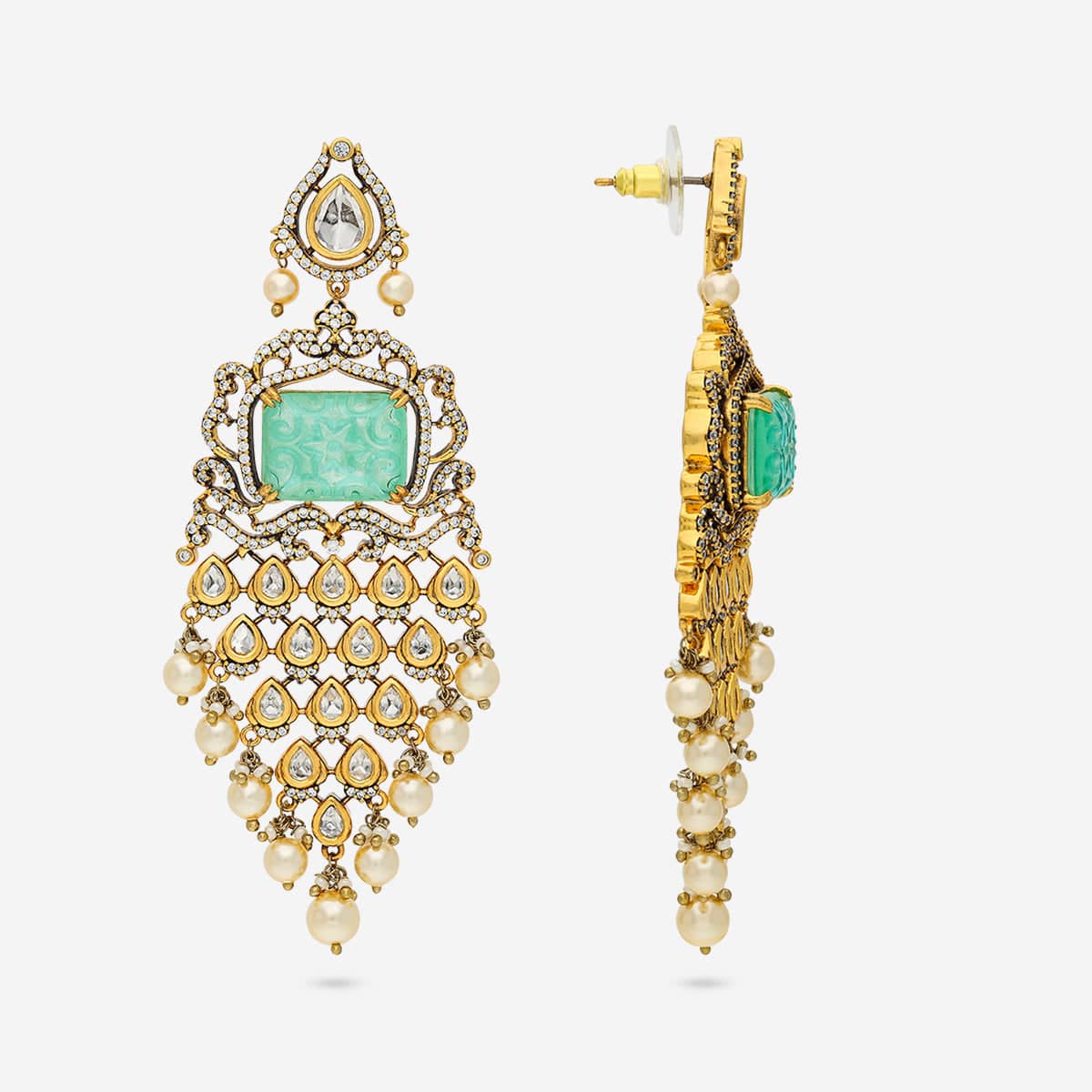 Kundan Earring 191757 - Image 7