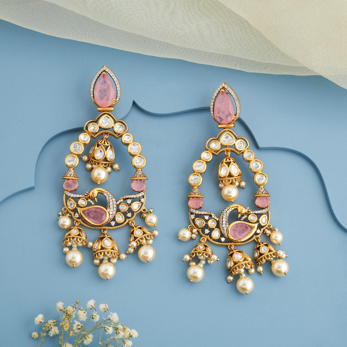 Kundan Earring 191758 - Image 2