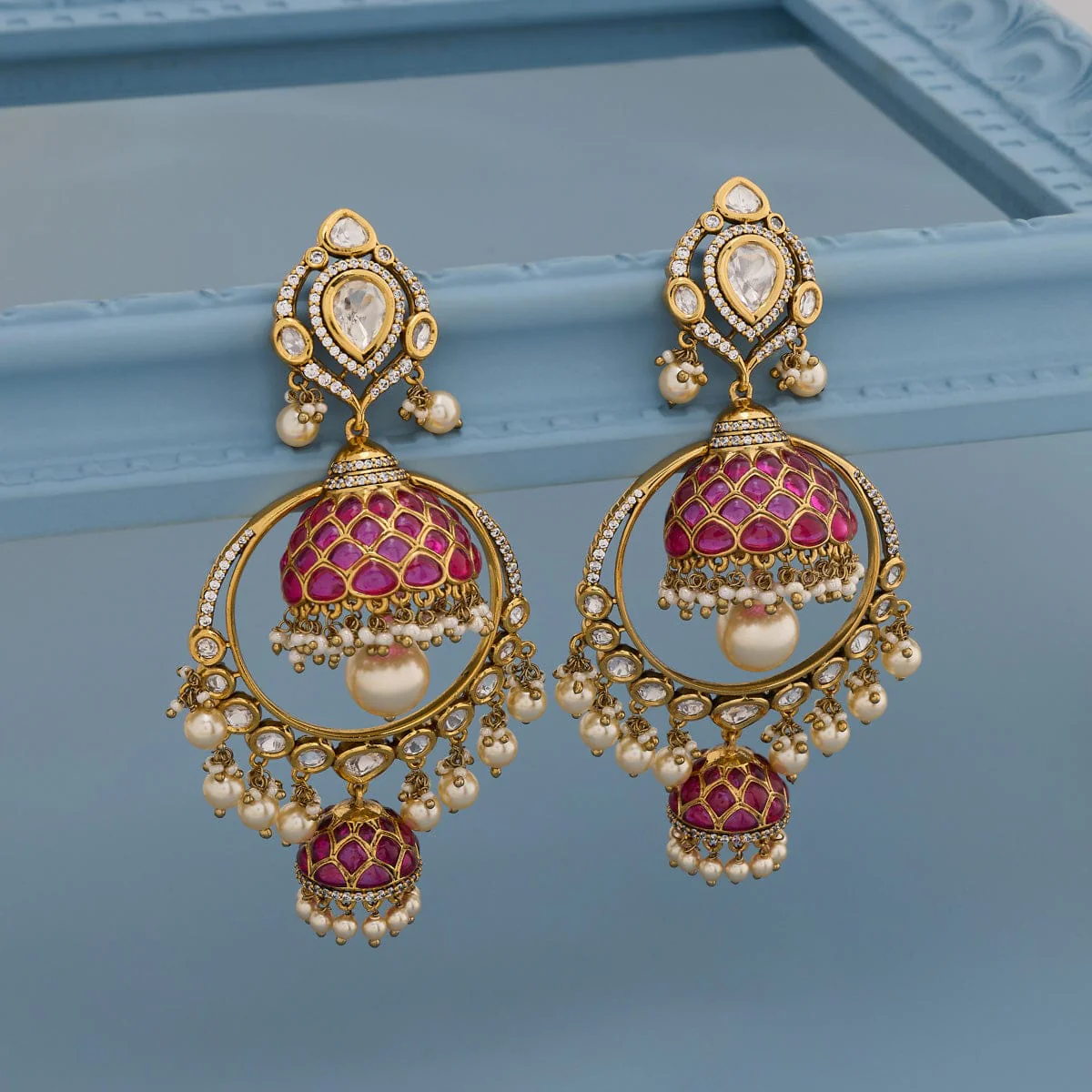Kundan Earring 191761 - Image 2