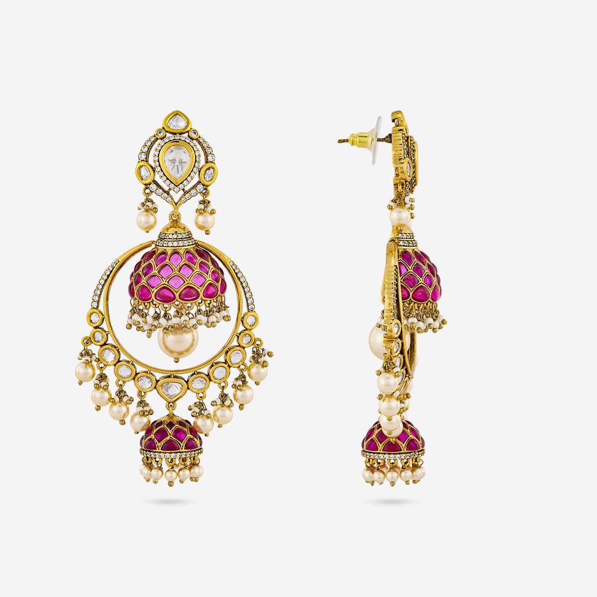 Kundan Earring 191761 - Image 4