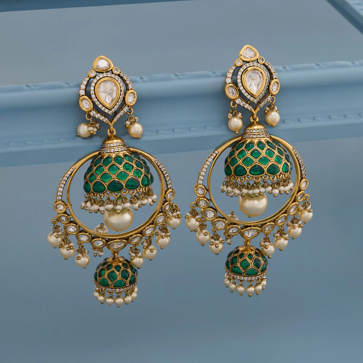 Kundan Earring 191761 - Image 6