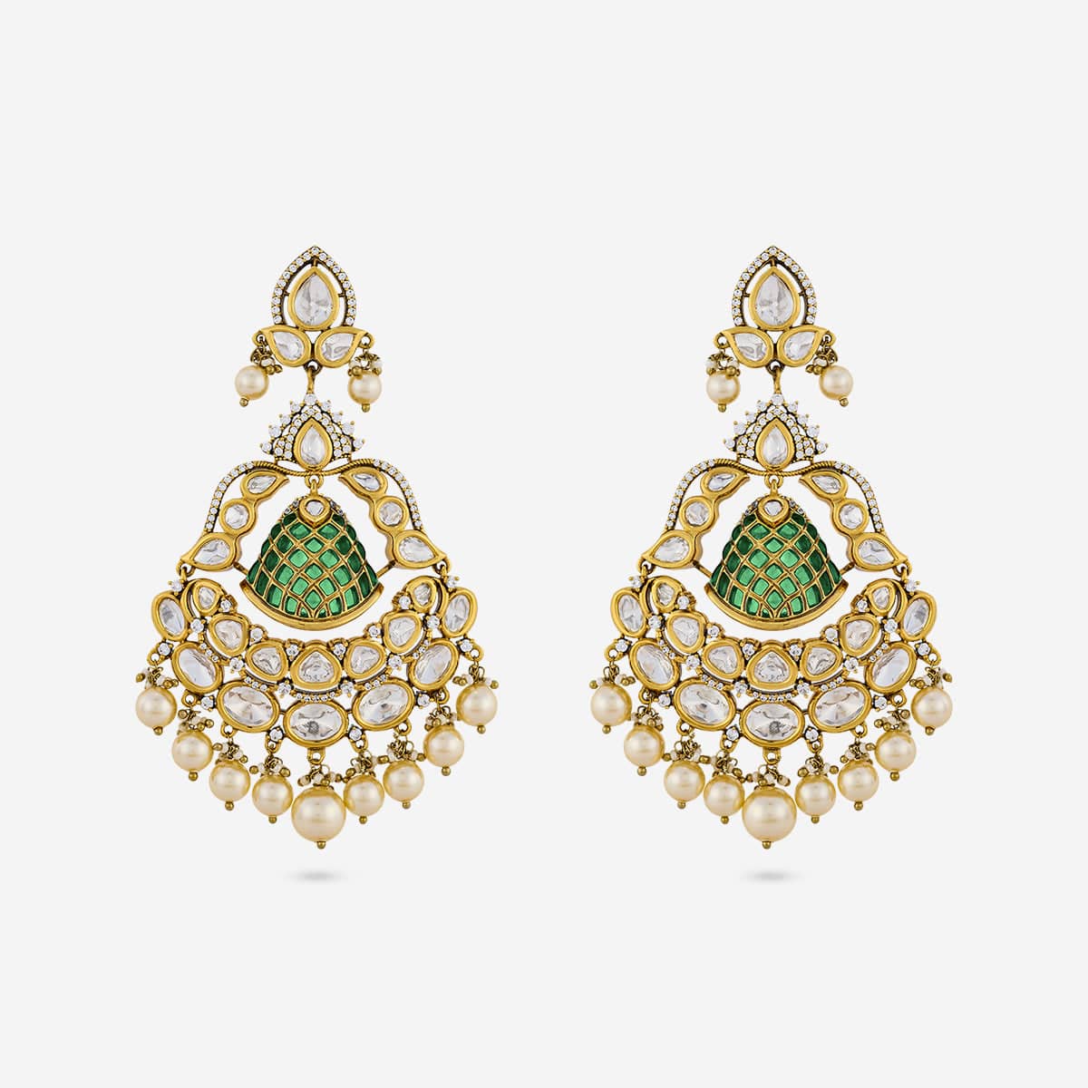 Kundan Earring 193196 - Image 4