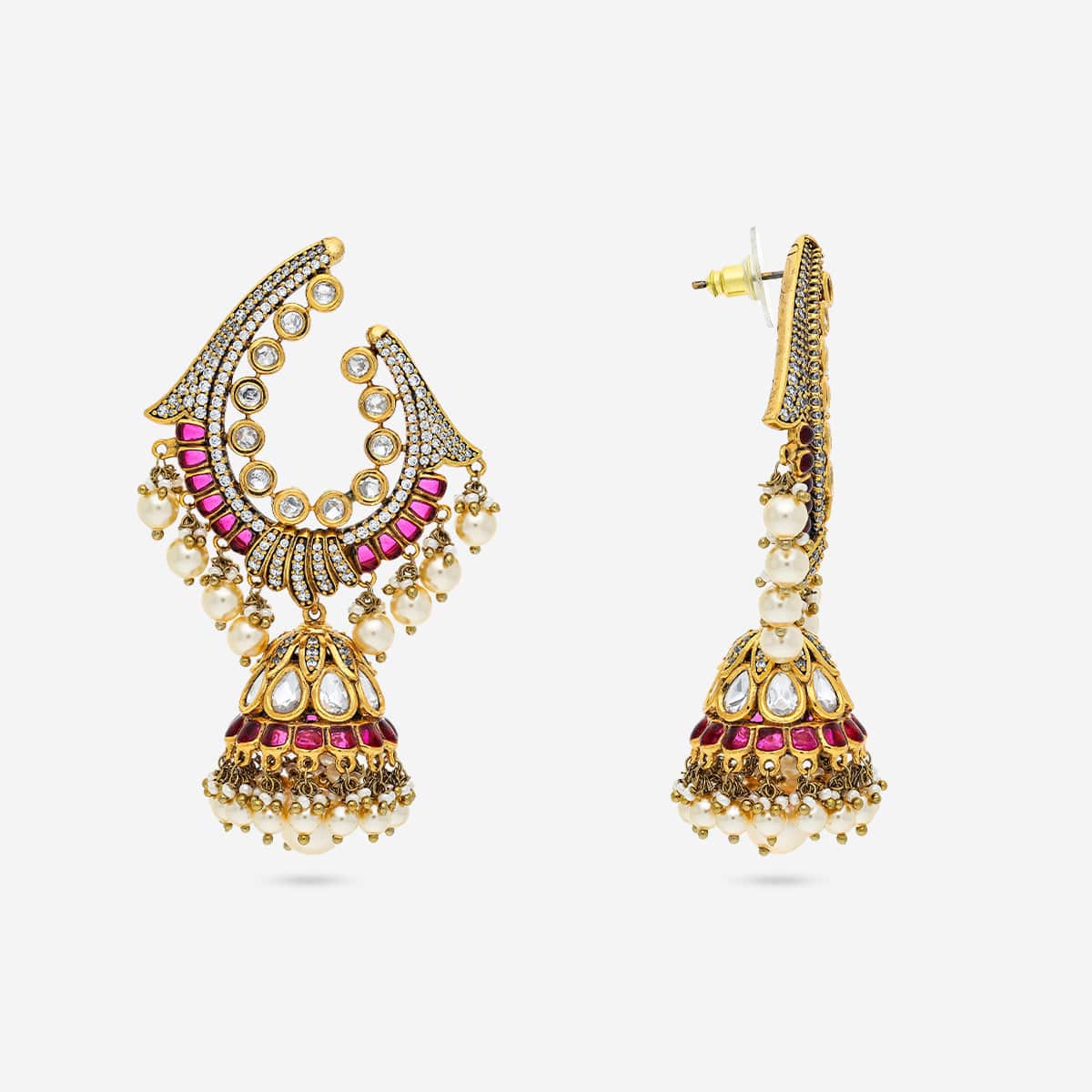 Kundan Earring 193198 - Image 3