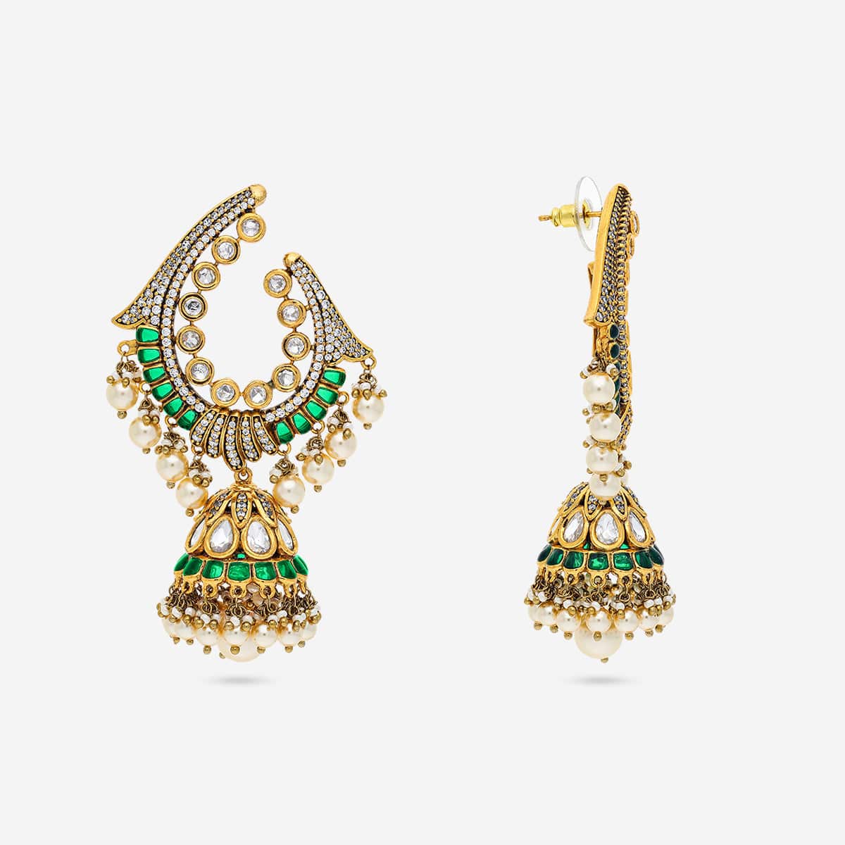 Kundan Earring 193198 - Image 7