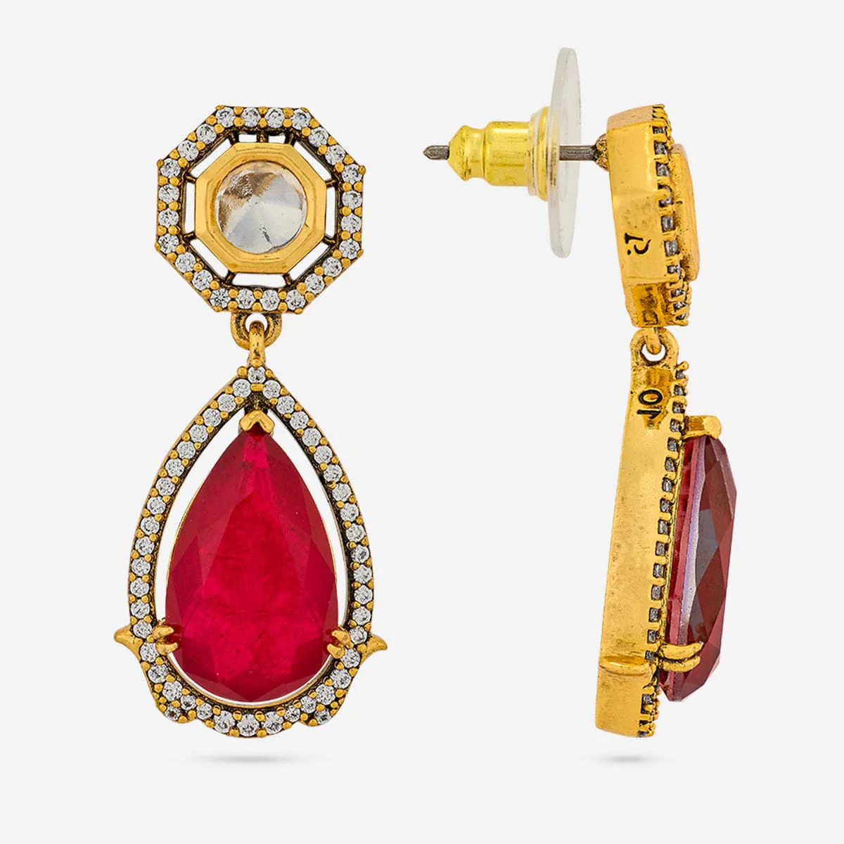 Kundan Earring 194015 - Image 3