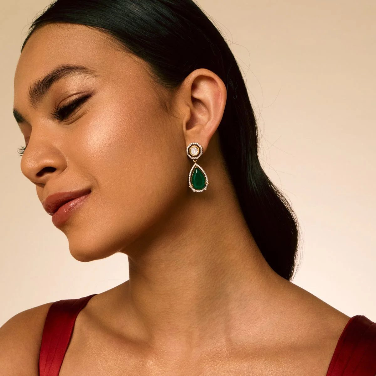 Kundan Earring 194015 - Image 6