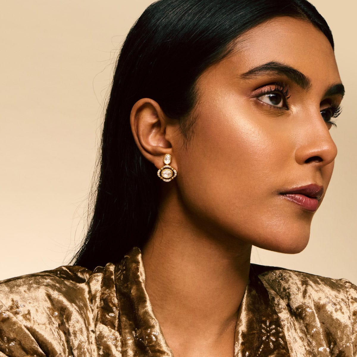 Kundan Earring 194017 - Image 3