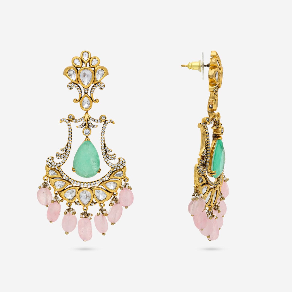 Kundan Earring 195194 - Image 4
