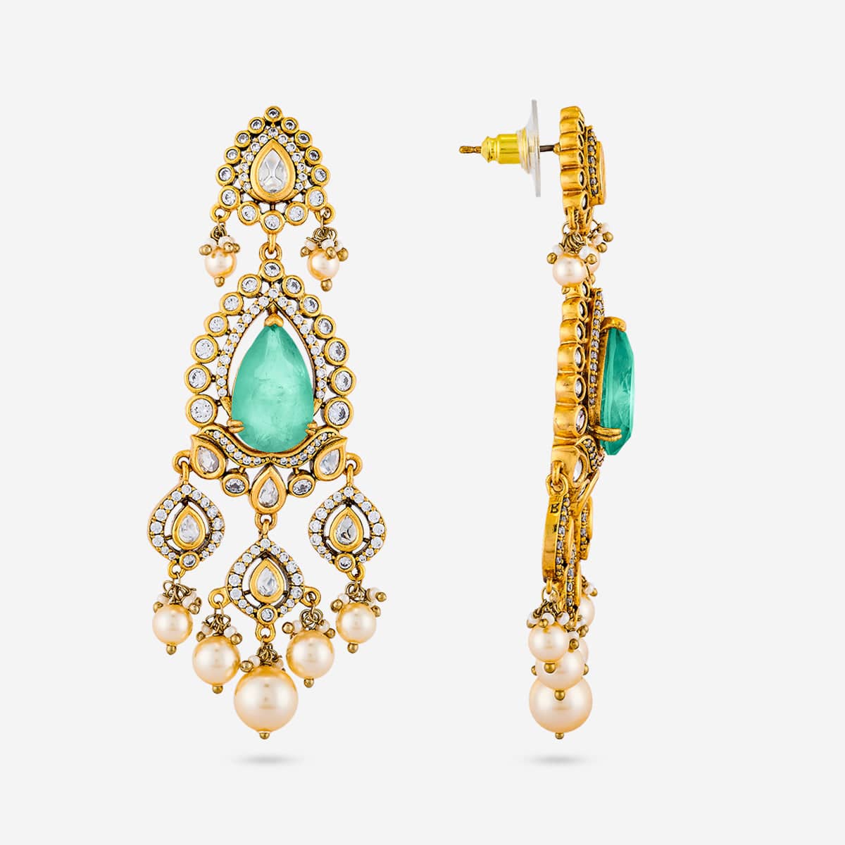 Kundan Earring 195196 - Image 10