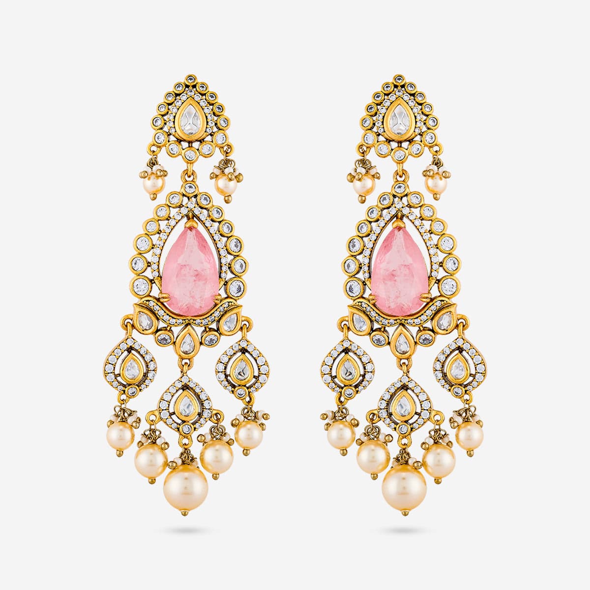 Kundan Earring 195196 - Image 4