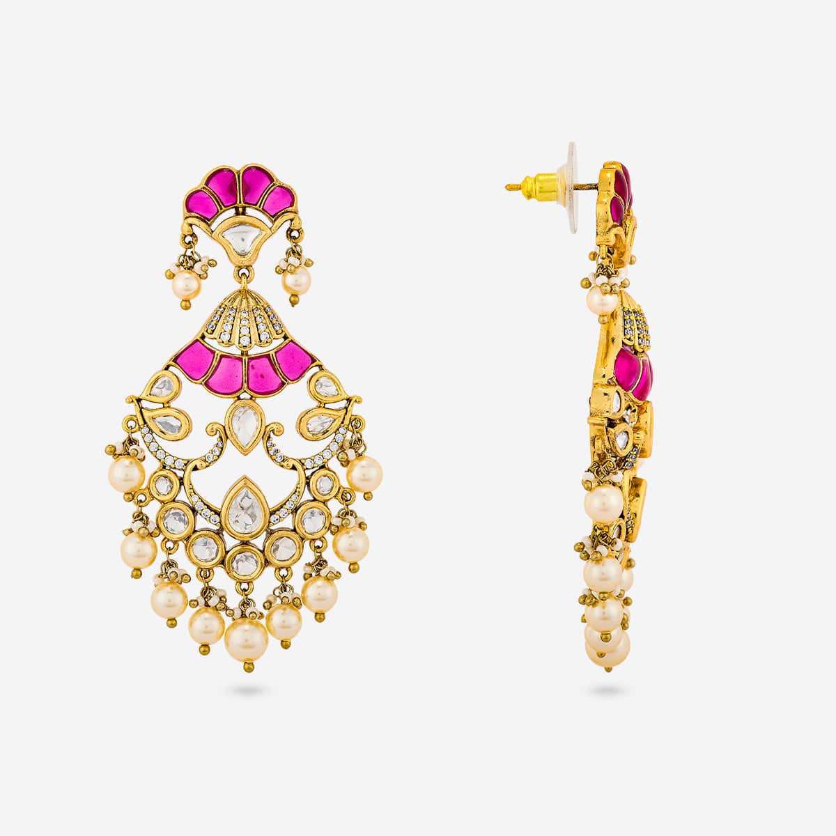 Kundan Earring 195198 - Image 3