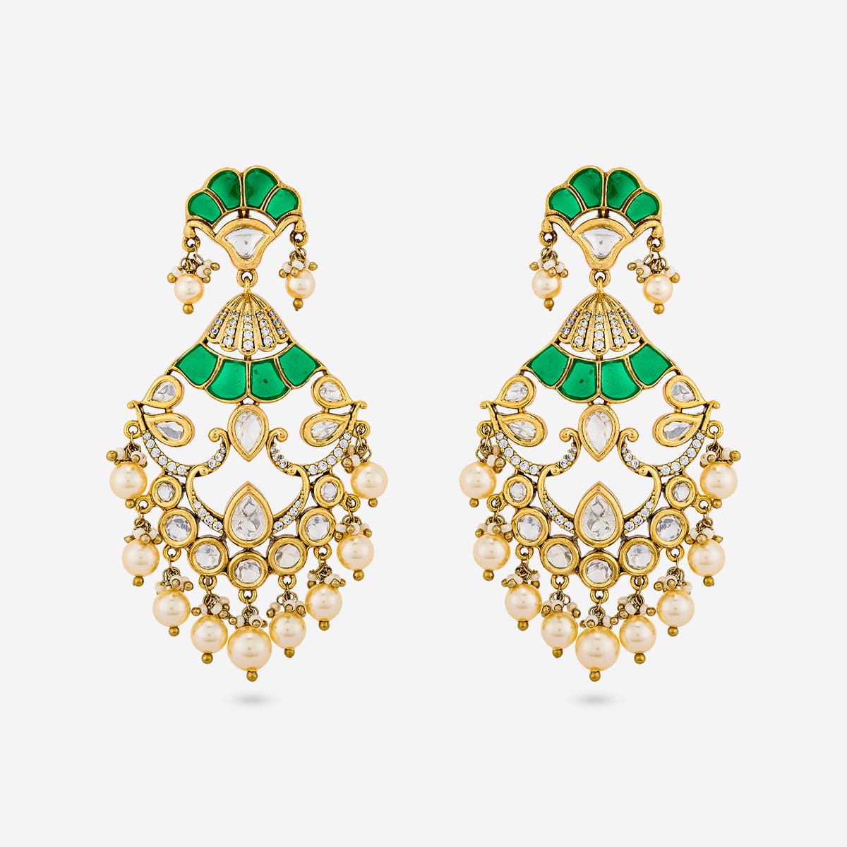 Kundan Earring 195198 - Image 4