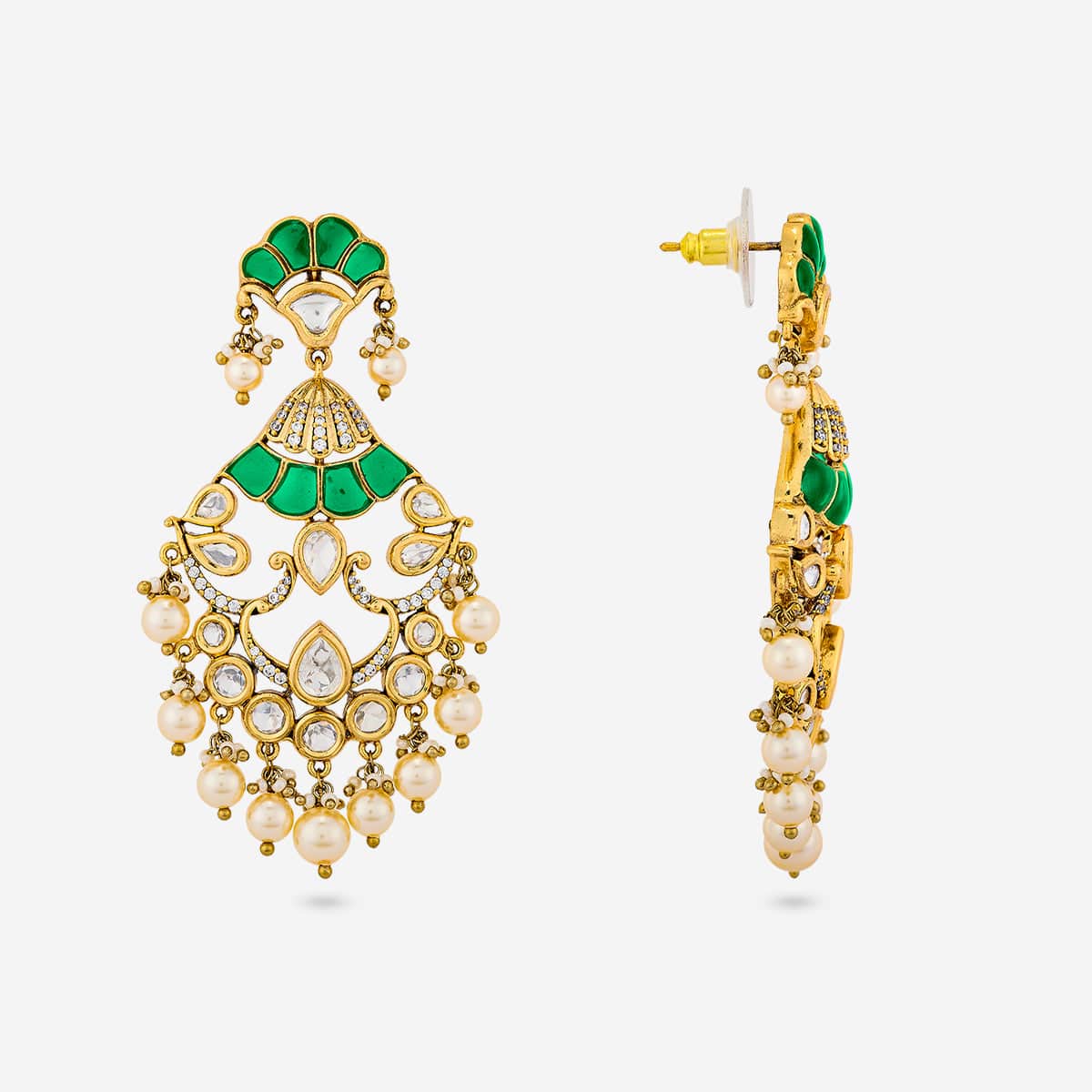 Kundan Earring 195198 - Image 7