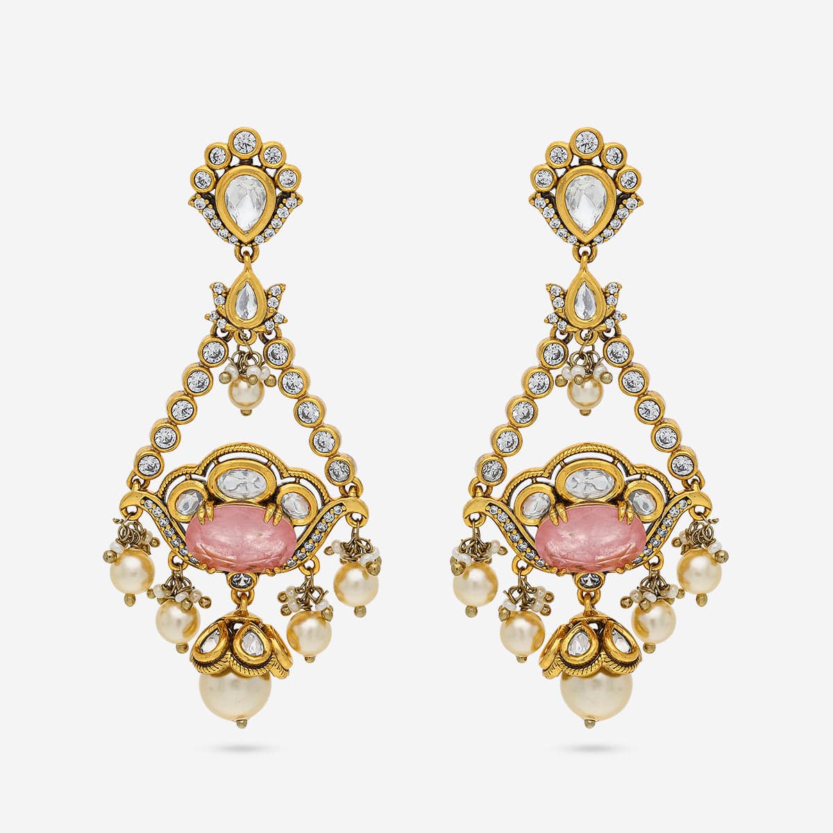 Kundan Earring 195200 - Image 4