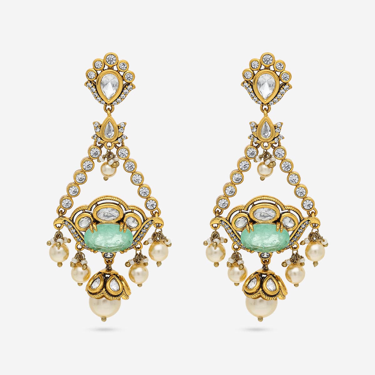 Kundan Earring 195200 - Image 7